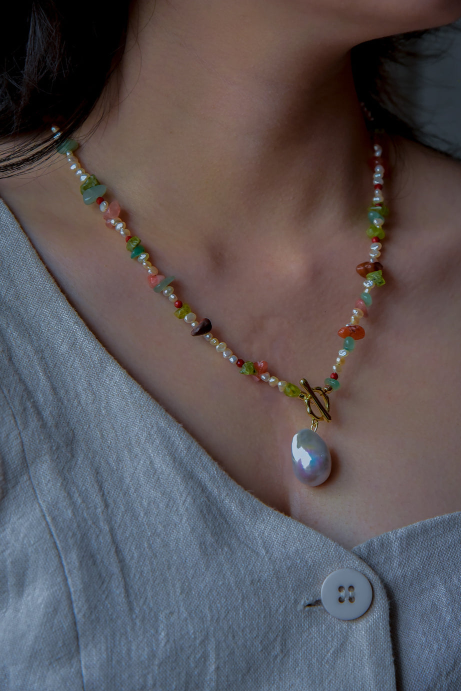 "JULIET'S LETTERS" Pearl Necklace