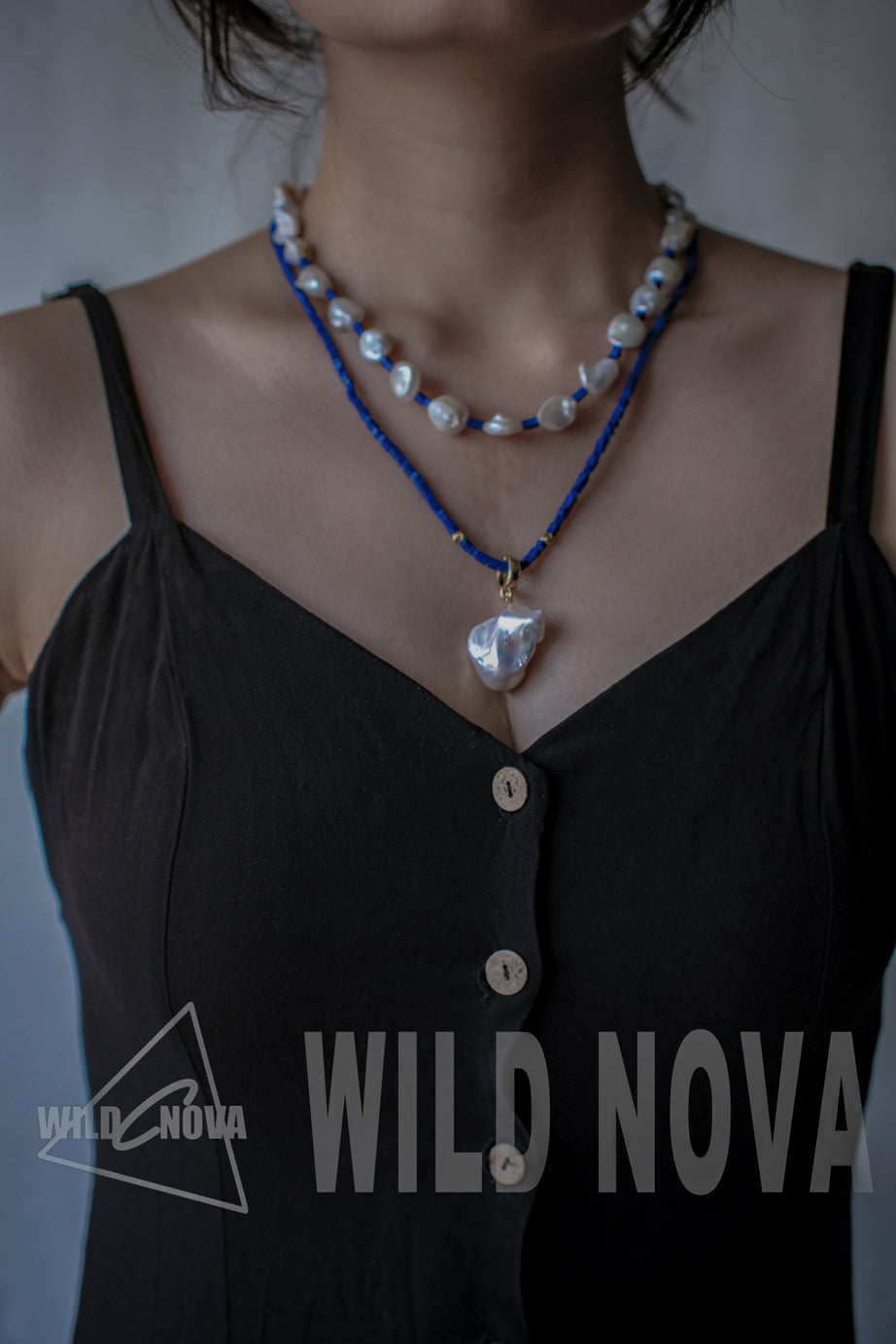 "MAYA MOONLIGHT" Pearl Necklace