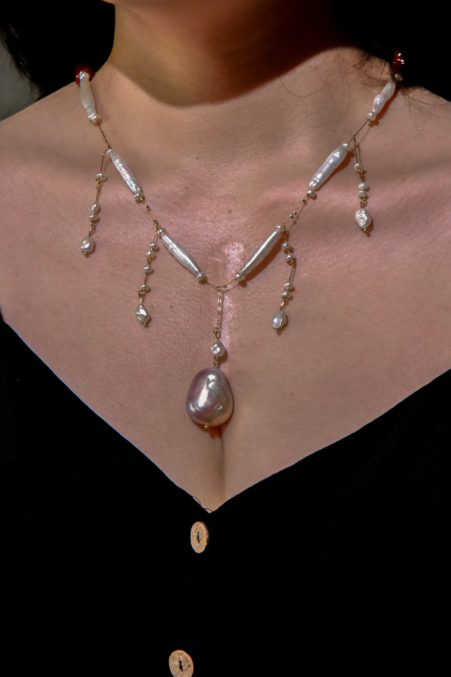 "MEDUSA" Pearl Necklace